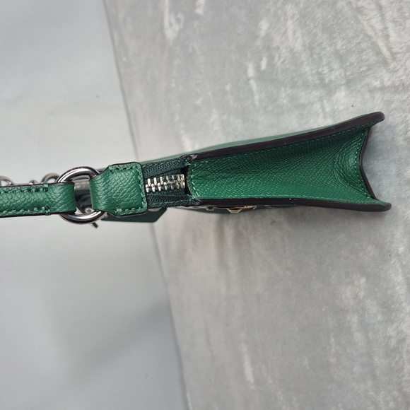 Coach "RARE" Charm Green Shoulder Bag CREED: 8236-CJ1797 - Picture 9 of 17